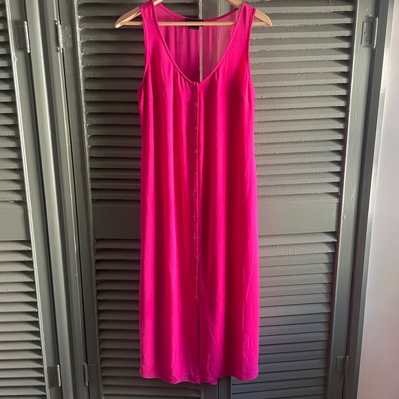 Hatch Fuchsia Maternity Dress Size 2 - Picture 3 of 4